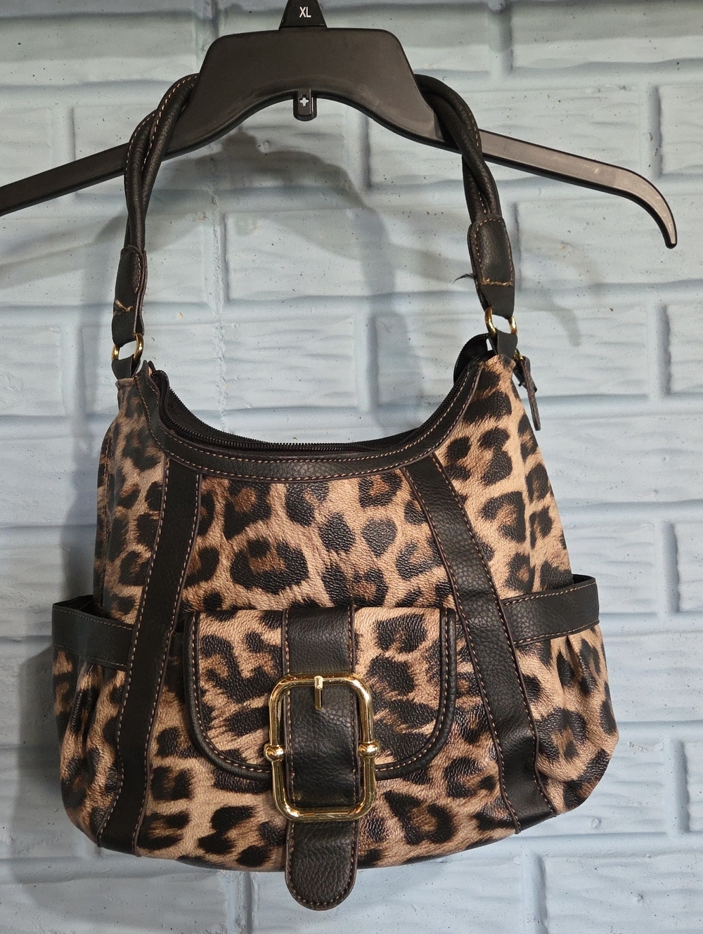 Leopard Print Shoulder Bag